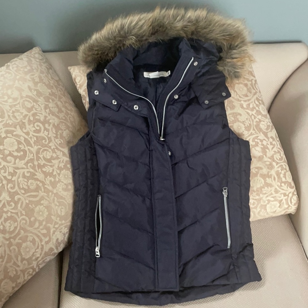 H&M Navy Blue puffer vest